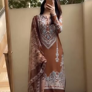 Premium Digital Printed Karandi 3pcs set